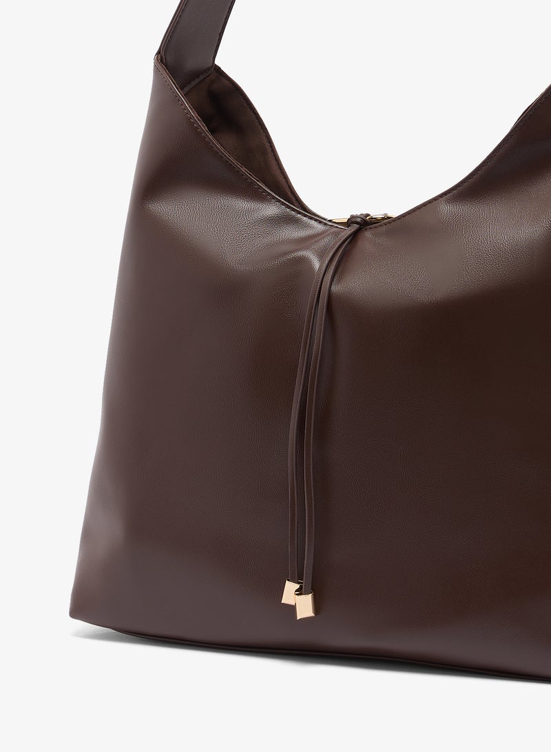 جلاموروس حقيبة كتف بنية - Image 3